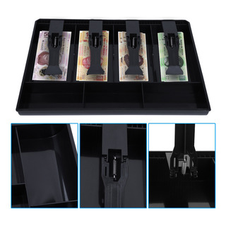 Caja Registradora Con 4 Compartimientos Para Efectivo Caja Registradora Con 4 Compartimientos Para Efectivo