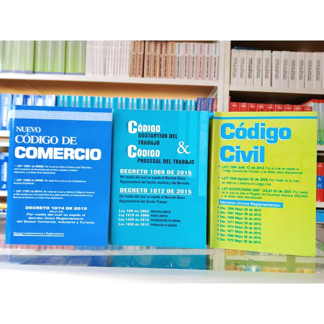Codigo De Comercio, Sustantivo Trabajo, Y Codigo Civil