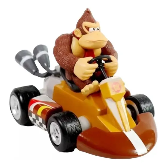 Juguetes Carritos Super Mario Kart Racer Donkey Yoshi 13cm 