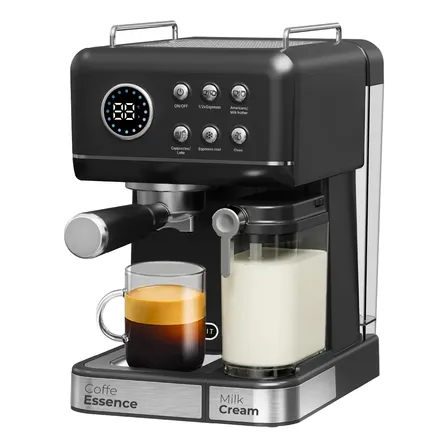 Cafetera Espresso Cream Lab 8 En 1 Kitchen-it Negro