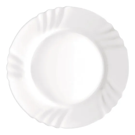Set X6 Platos Playos Vidrio Templados Opal Opalinos Ebro