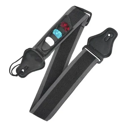 Correa Para Guitarras + 3 Uñetas Gran Calidad - Fyg Max