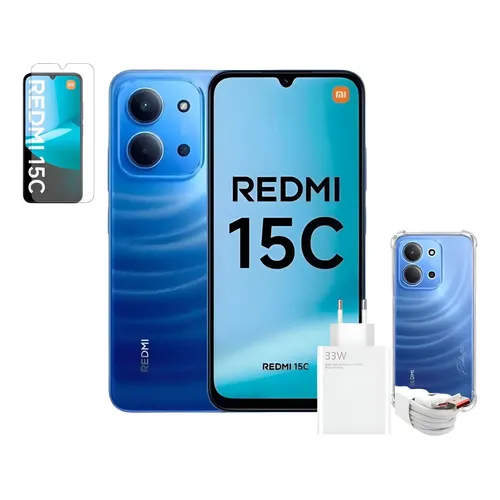 Redmi 15C 8+8GB 256GB Blue | Parcelamento sem juros