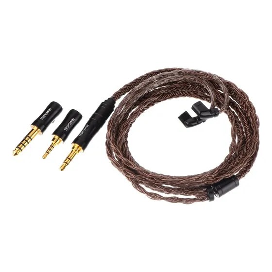 Cabo Sem Oxigênio Linsoul Tripowin Amber 32awg Ofc Iem Cable