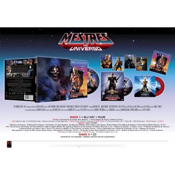 Blu-ray Os Mestres Do Universo Lacrado Vertical Dolph Lundge