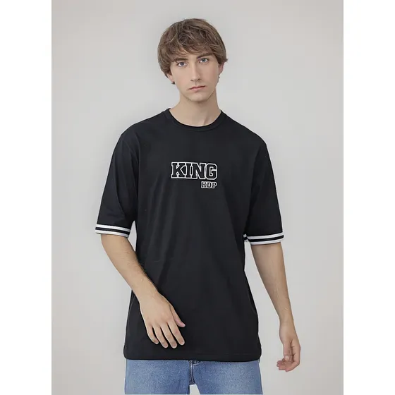 Remera Hueso De Perro Oversized King Cinta Hombre