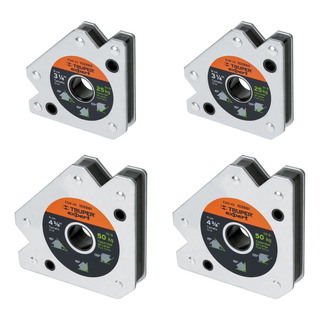 Kit 4 Escuadras Angulo Esquina Magnética 4 Y 3'' Para Soldar Kit 4 Escuadras Angulo Esquina Magnética 4 Y 3'' Para Soldar