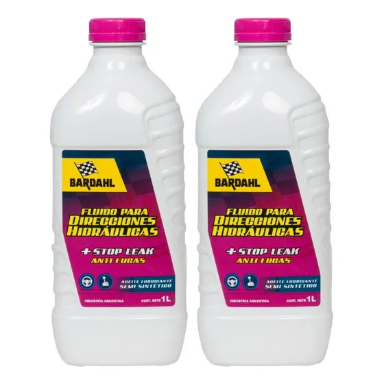 Kit Fluido De Transmisiones Hidráulicas C/stop Leak 1lt X 2u