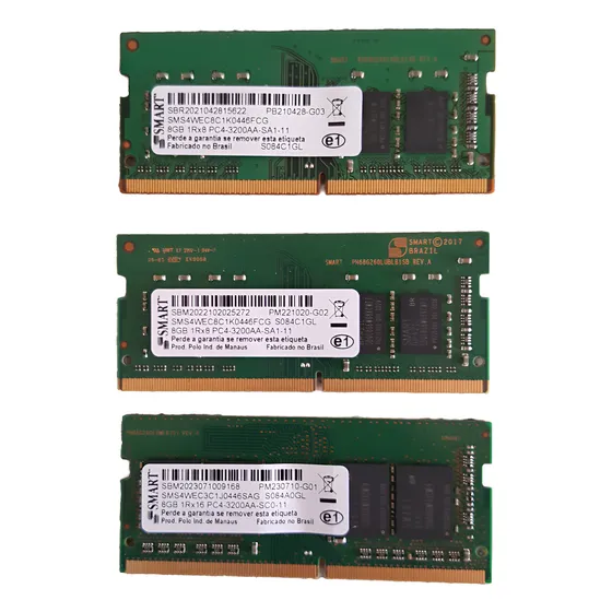 Memória Smart Ddr4 8gb 3200mhz 1.2v Notebook (orig.lenovo)