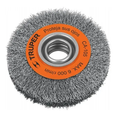 Cepillo Alambre Acero Amoladora Banco 6 Pulgada Truper 11526