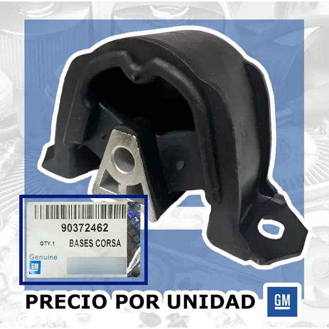 Base Motor Caja Corsa Chevy Cielo Trasera Sincronica