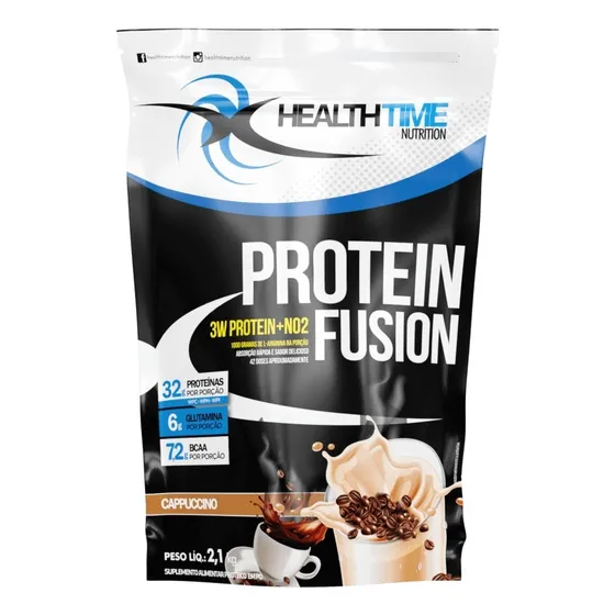 3w Fusion Whey Protein Cappuccino- Refil 2,1 Kg