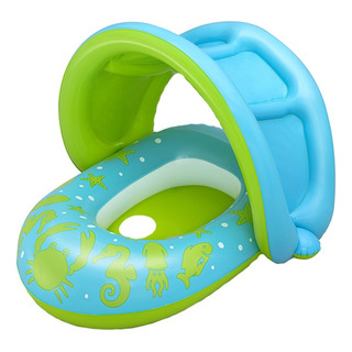 Silla Inflable Salvavidas Para Bebé De Color Con Techo Silla Inflable Salvavidas Para Bebé De Color Con Techo