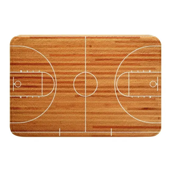 Feelyou Alfombra Baño Baloncesto Antideslizante Suave Agua X