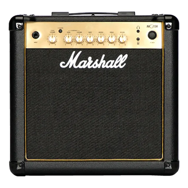 Marshall Amplificador Guitarra Eléctrica Mg15gr Con Reverb Color Negro