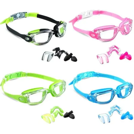 Gafas De Natación De 4 Piezas, Gafas De Natación Para...