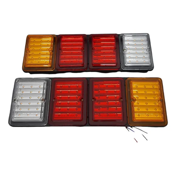 Kit X2 Faros Trasero Led 1600e Cuadruple Camion 12/24v Baiml