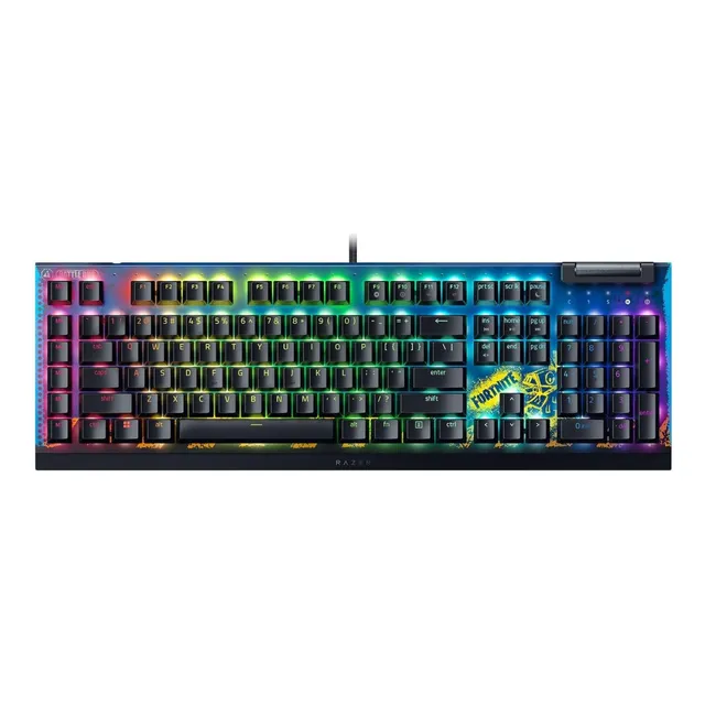 Teclado Gamer Mecânico Razer Blackwidow V4 Fortnite Macro