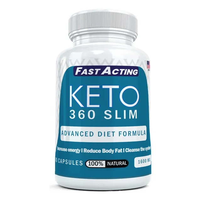 Keto 360 Slim Bajar De Peso Pastillas Adelgazantes Quemador