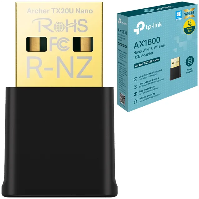 Adaptador Red Inalambrica Usb Tp-link Tx20u Nano Wifi 6 Dual