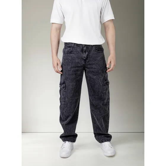 Jogger Cargo Mom Rigido Pantalon Hombre