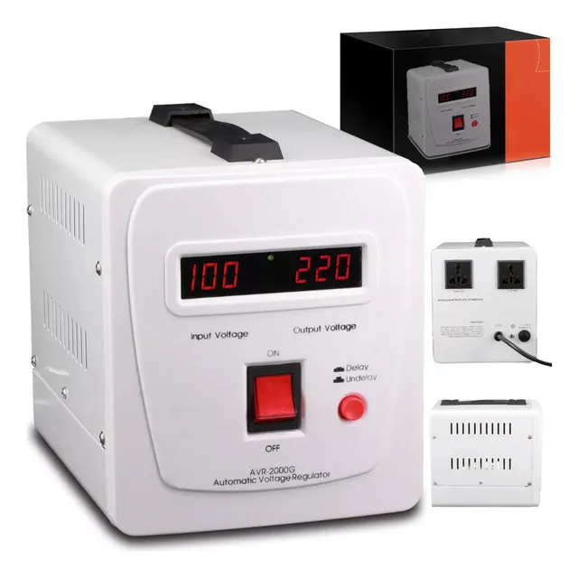 Regulador Estabilizador De Voltaje 1000va 220vac Avr Rele