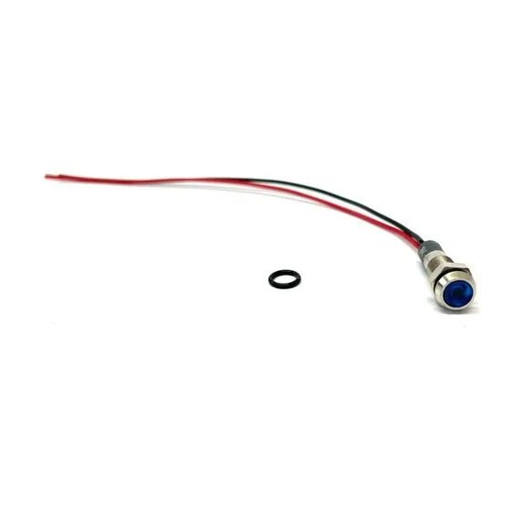 Luz Indicadora Led Ip67 Impermeável 5v 6mm Várias Cores