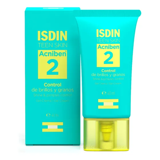Teen Skin Acniben Control De Brillos Y Granos Isdin 40 Ml