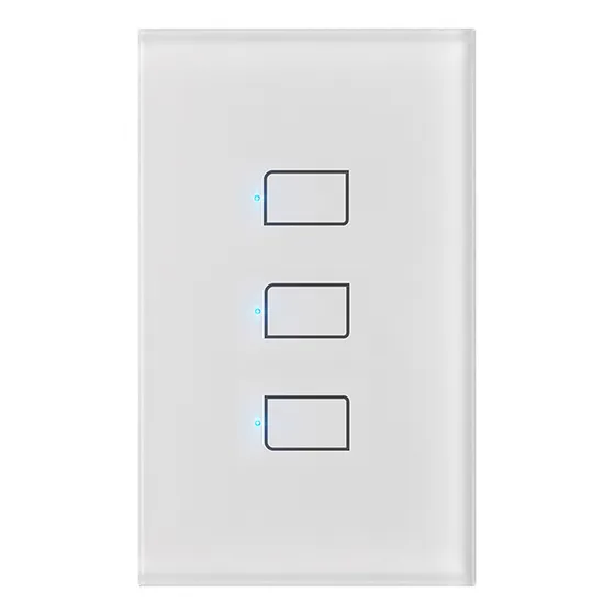 Apagador Inteligente 3 Botones Rf433 Mhz - Requiere Rm4 Pro Color Blanco Voltaje nominal 127V