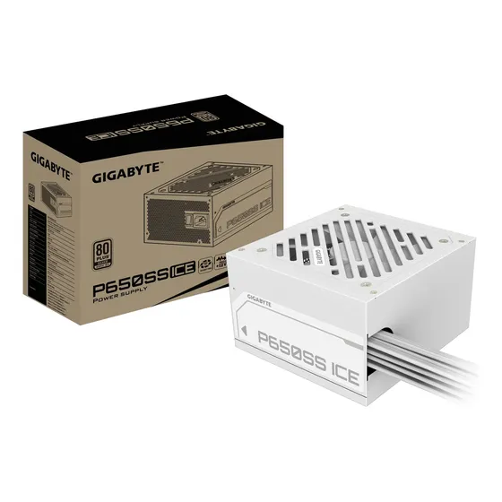 Fuente Gigabyte Gp-650ss Ice White 650w 80 Plus Silver Color Blanco