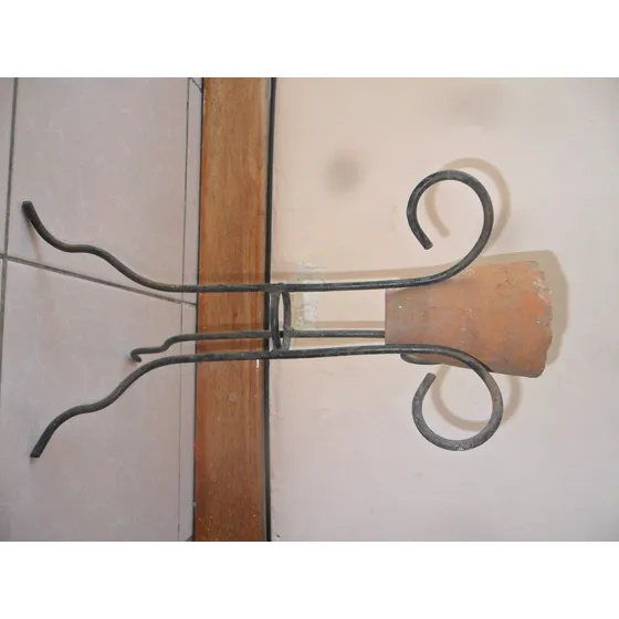 Porta Macetas / Macetero / Porta Velas De Fierro