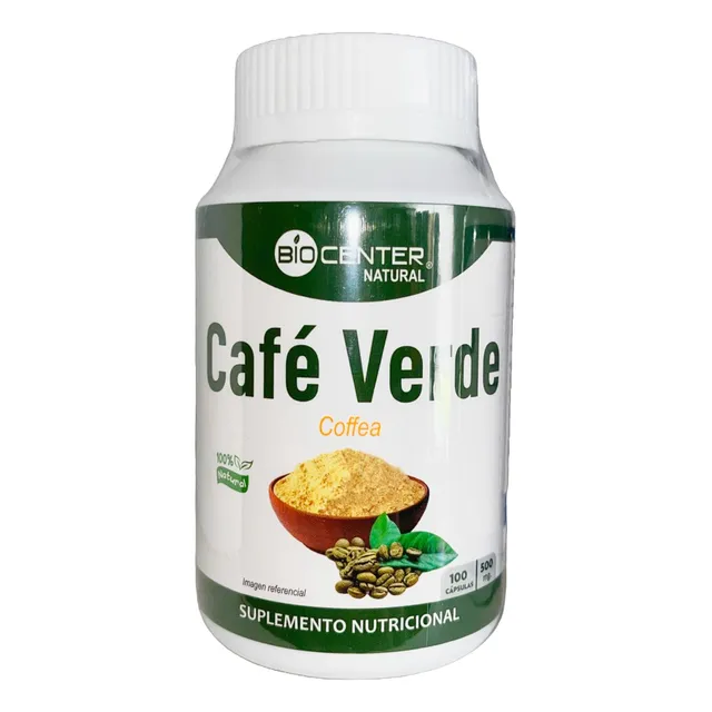 Cafe Verde  500 Mgrs  X  100  Capsulas