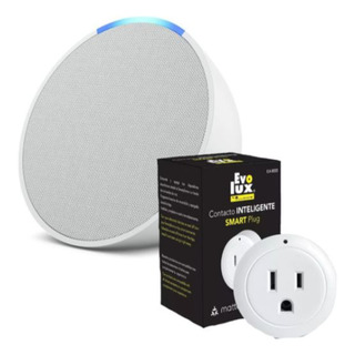 Amazon Echo Pop Con Alexa + 1 Contacto Inteligente Evolux Amazon Echo Pop Con Alexa + 1 Contacto Inteligente Evolux