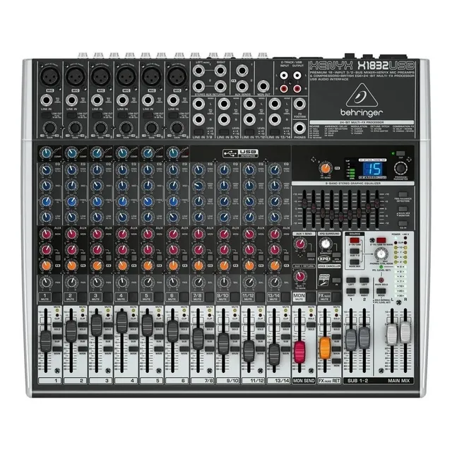 Consola Behringer X1832USB Xenyx de mezcla 220V