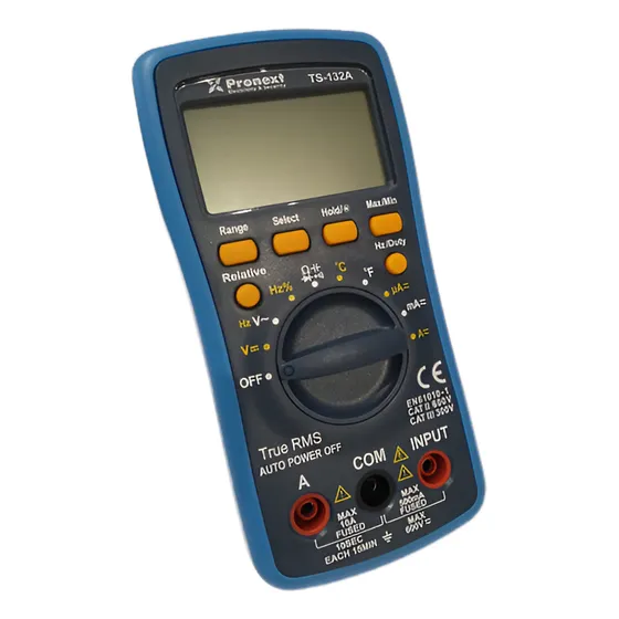 Multimetro Tester Digital Autorango Rms Real Ts-132a Pronext