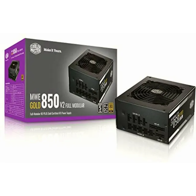 Cooler Master Mwe Gold 850 V2 Totalmente Modular, 850 W, 80
