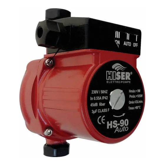 Bomba Presurizadora Hiser Hs120 Elevador De Presión Baño