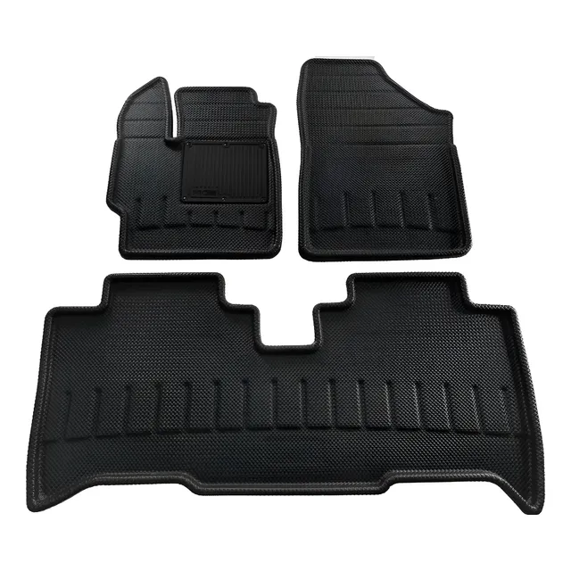 Tapetes Piso Charola 3d Para Toyota Yaris Sedan 2006-2016 Negro