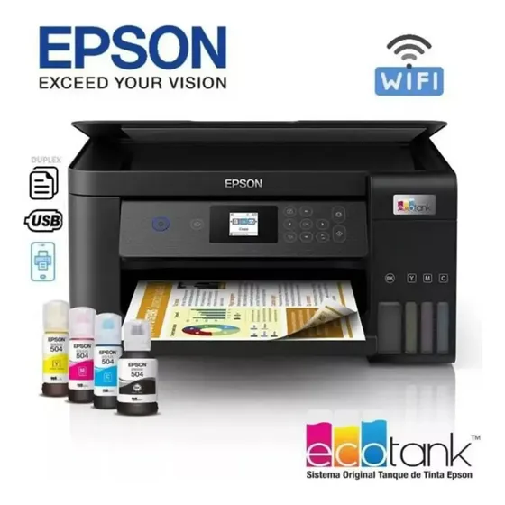 Impresora Epson Multifuncional L4160 Ecotank Wifi Duplex