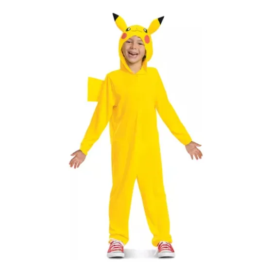 Disfraz Pokemon Pikachu Original Talla 4-6 / 7-8