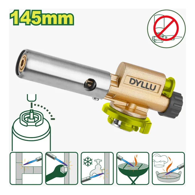Soplete Flameador En Bronce A Gas, Uso Profesional Y Hogar