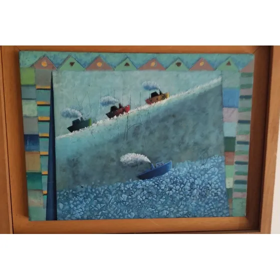 Cuadro Pintura Al Oleo De Juan Urbina
