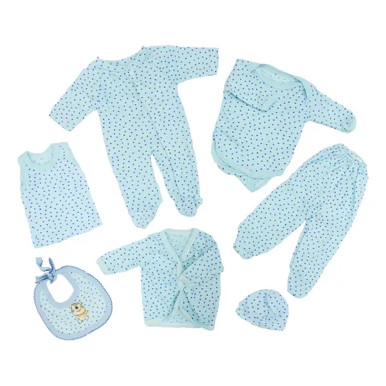 Set Multiprendas Para Bebé Recién Nacido Regalo Kit 7pzs