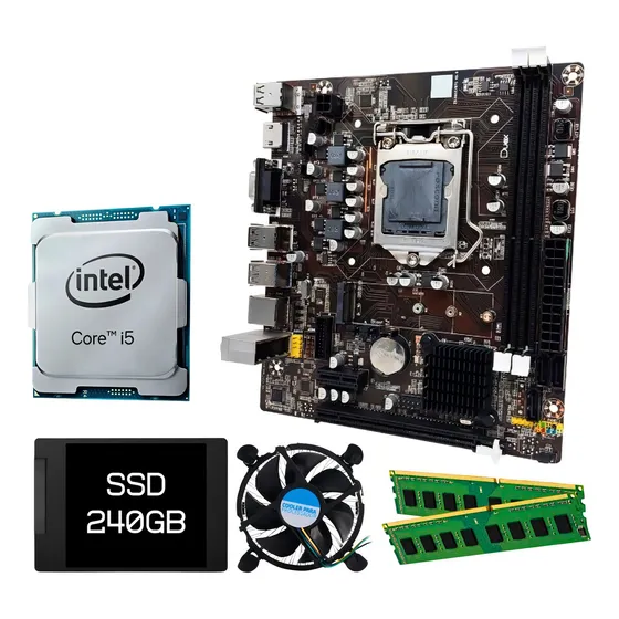 Kit de actualización I5 3470 + placa H61 + 16 GB DDR3 + 240 GB SSD