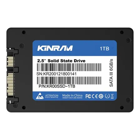 Disco Sólido Ssd 1tb 2.5 Sata Iii Para Notebook Y Pc Negro