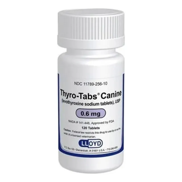 Thyro Tabs Canine 0.6 Mg Frasco 120 Tabletas