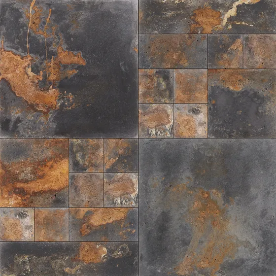 Revestimento Para Areas Externas - Mosaico Etrúria Corten