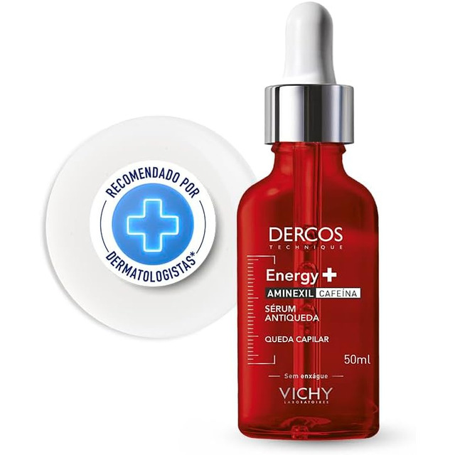 Dercos Technique Sérum Antiqueda Energy+ Aminexil Cafeína 50ml Vichy Dercos Technique Sérum Antiqueda Energy+ Aminexil Cafeína 50ml Vichy
