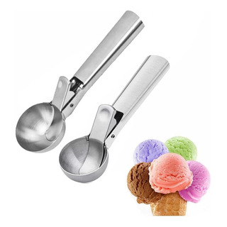 2 Pcs Cuchara De Helado Acero Inoxidable Cuchara Para Helado 2 Pcs Cuchara De Helado Acero Inoxidable Cuchara Para Helado