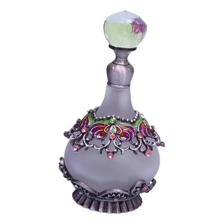 Frasco De Perfume, Recipiente Dispensador De Violeta Frasco De Perfume, Recipiente Dispensador De Violeta